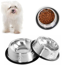 Load image into Gallery viewer, Stainless Steel Feeling Bowl for Pet Dog